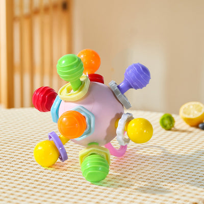 Sensory Grasping Ball | Easy-Grip Baby Rattle & Teething Toy