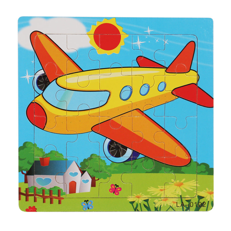 Wooden 20-Piece Shape Puzzle | First Jigsaw for Toddlers