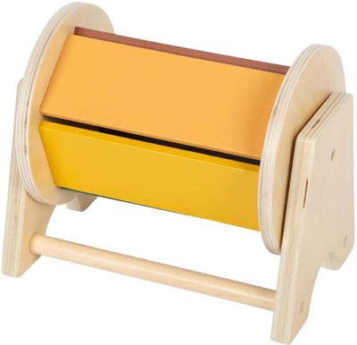 Small foot - wooden Montessori rotating drum fsc-0