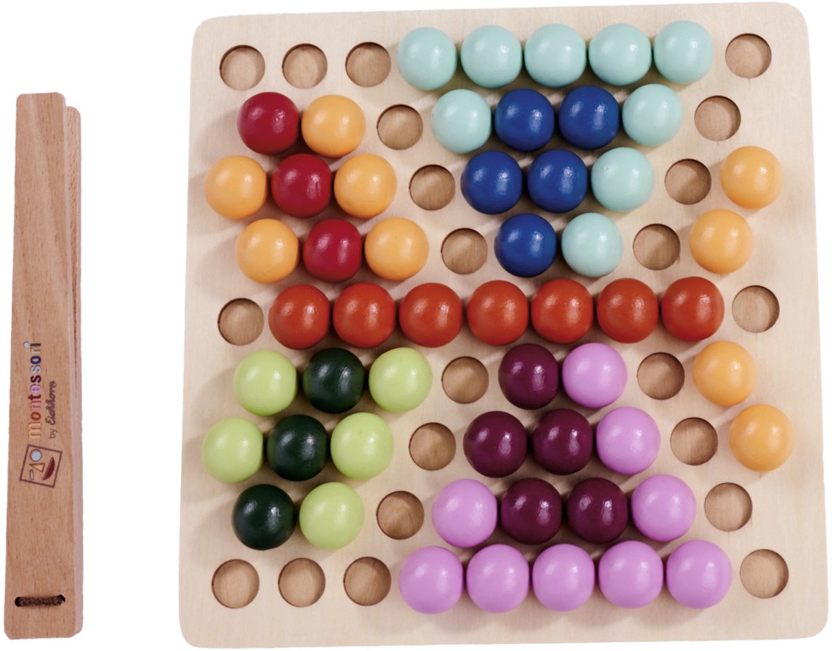 Eichhorn - educational game - montessori sorting beads-0