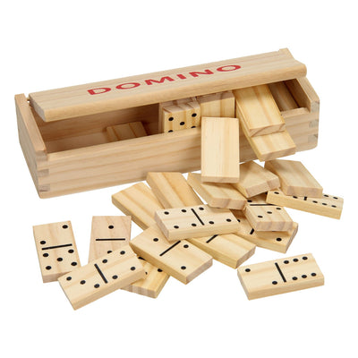 Klassieke houten dominoset | Tijdloos educatief spel voor kleine handen