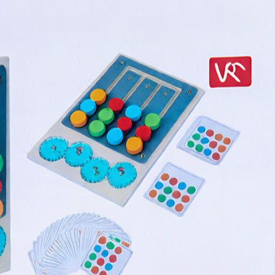 Puzzle ingranaggi e colori in legno | Gioco di logica Montessori interattivo