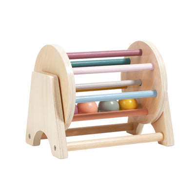 Spin & Explore tambour rotatif Montessori en bois | Jouet sensoriel et de motricité fine haut de gamme pour tout-petits