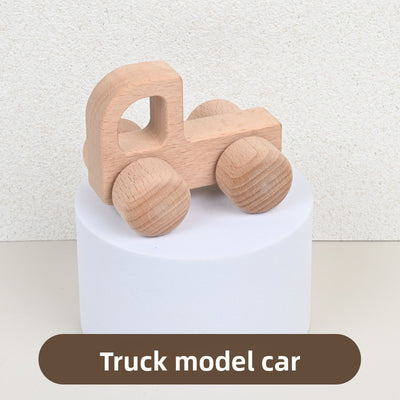 Holzautos für Babys zum Greifen und Spielen