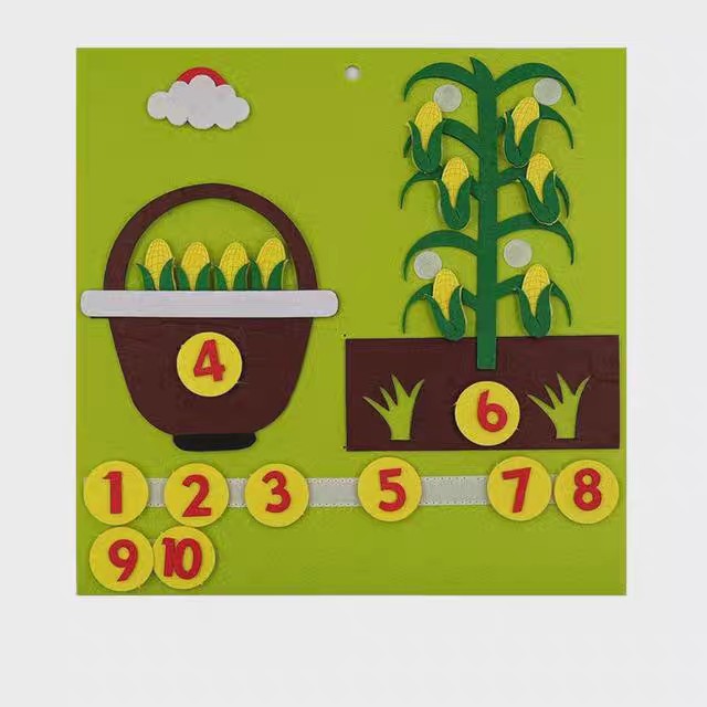 Felt Number Bonds Math Set | Montessori Addition & Subtraction Learning Toy