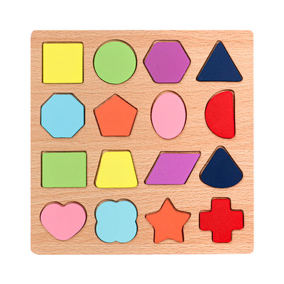 Wooden Alphabet & Number Peg Puzzle | Montessori Early Learning Board