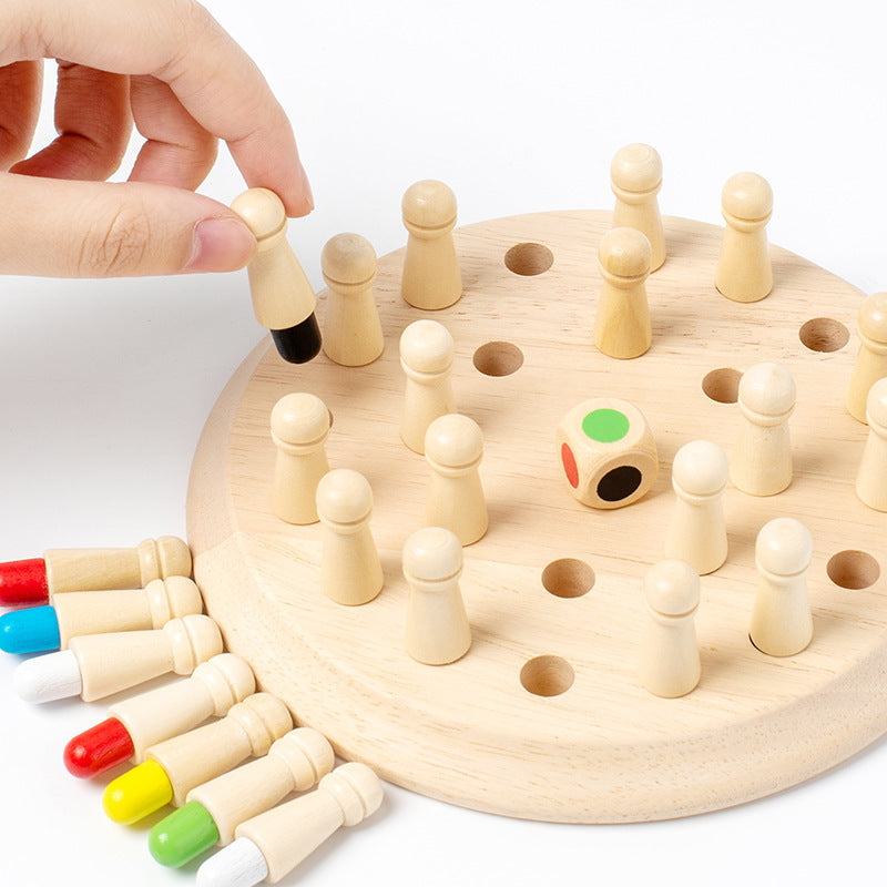 Montessori-Holzspiel Farbspeicher