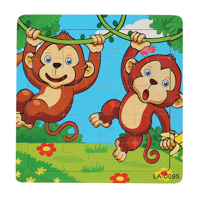 Puzzle en bois de formes 20 pièces | Premier puzzle pour tout-petits