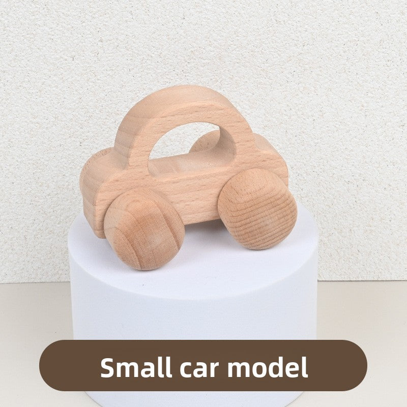 Coches de juguete de madera para bebés: agarre y juego