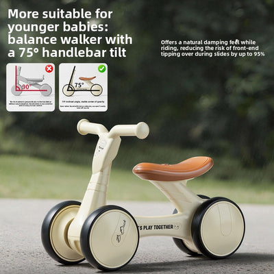 TinyRider Pierwszy rowerek biegowy | Ergonomiczny chodzik i jeździk trójkołowy dla dzieci w wieku 1–3 lat