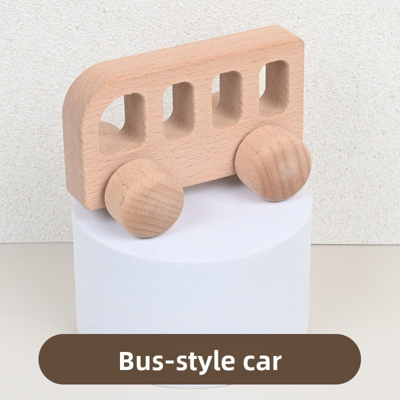 Coches de juguete de madera para bebés: agarre y juego