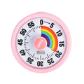 Rainbow Visual Timer – desk setup with timer