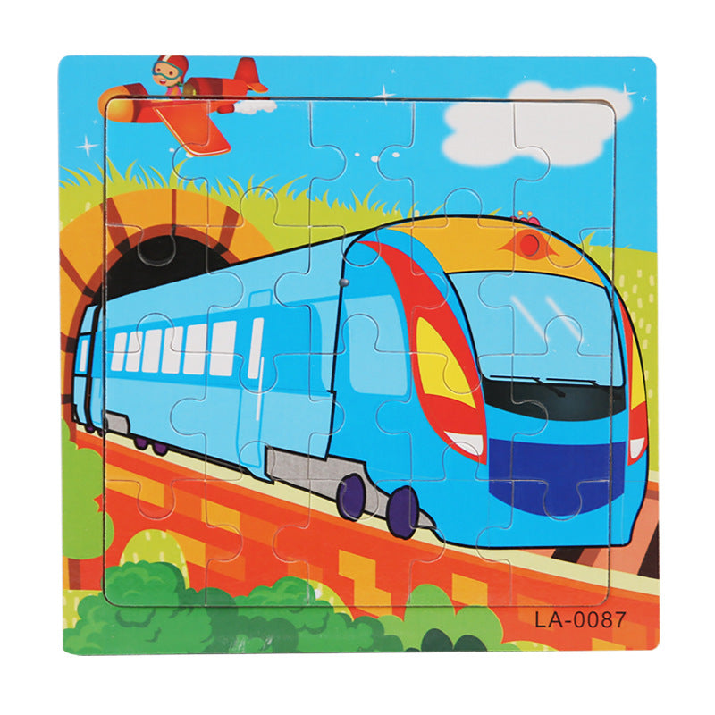 Wooden 20-Piece Shape Puzzle | First Jigsaw for Toddlers