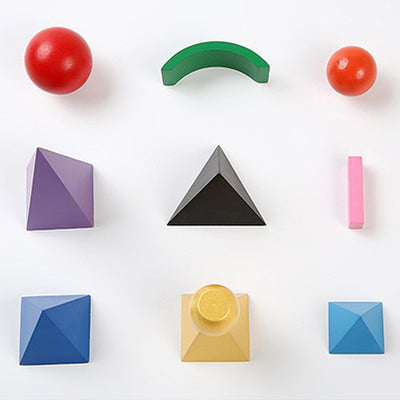 Montessori 3D-Grammatiksymbole aus Holz | Interaktives Lernspielzeug für Sprache und Wortarten