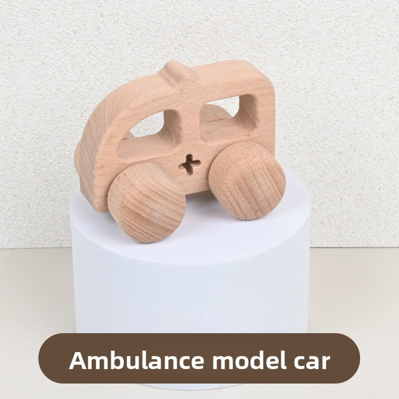 Coches de juguete de madera para bebés: agarre y juego