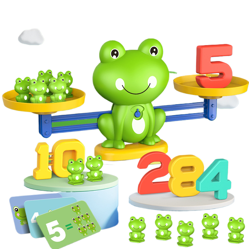 Montessori Frosch-Waage Mathespiel