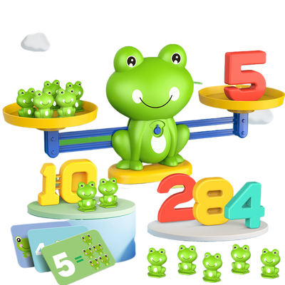 Montessori Frosch-Waage Mathespiel