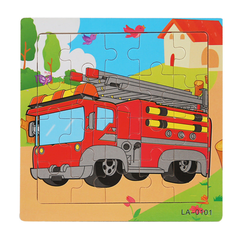 Wooden 20-Piece Shape Puzzle | First Jigsaw for Toddlers