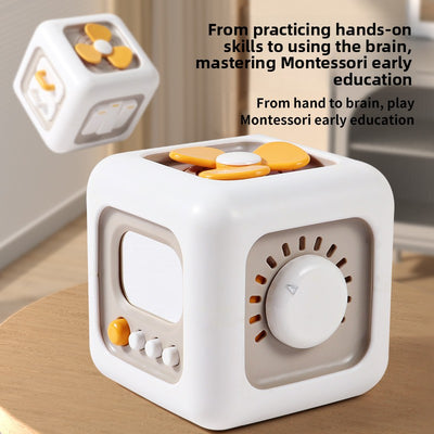 6-in-1 Hexahedron Busy Cube – spinning fan blade face