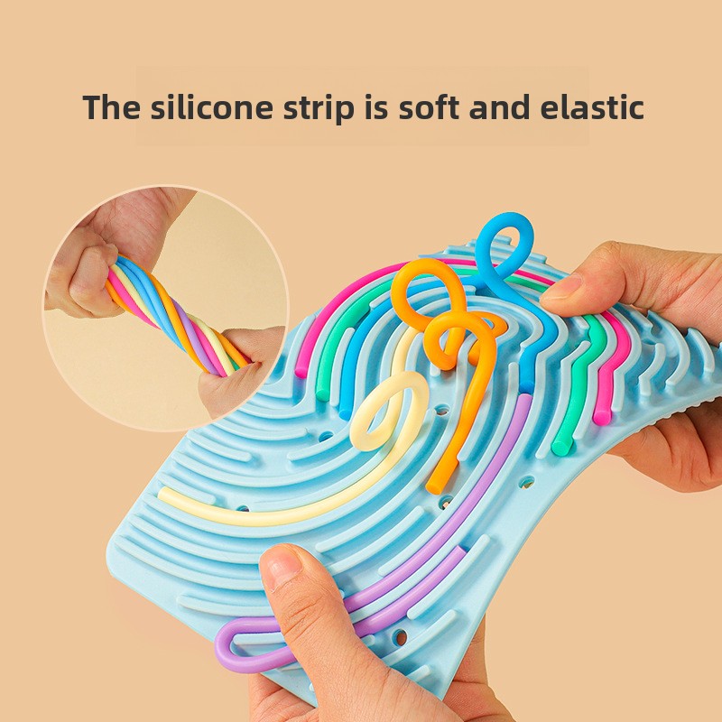 Silicone Sensory Busy Board | Montessori Travel Activity Toy
