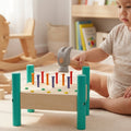 Montessori Wooden Hammering Table | Fine Motor Skills & Hand-Eye Coordination Toy