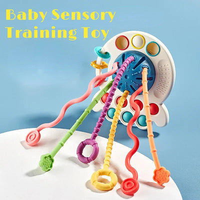 Montessori Pull String Educational Toy-0