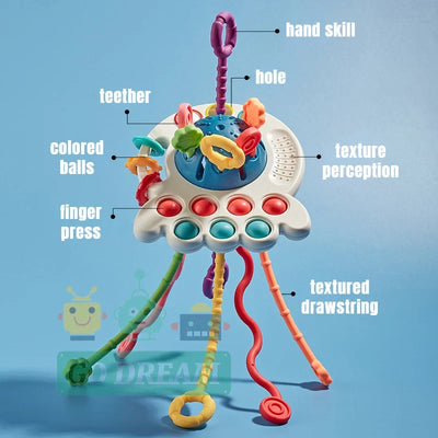 Montessori Pull String Educational Toy-2