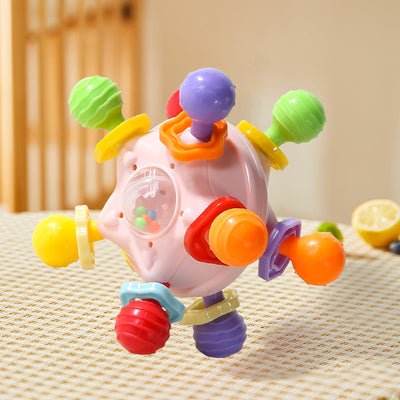 Sensory Grasping Ball | Easy-Grip Baby Rattle & Teething Toy