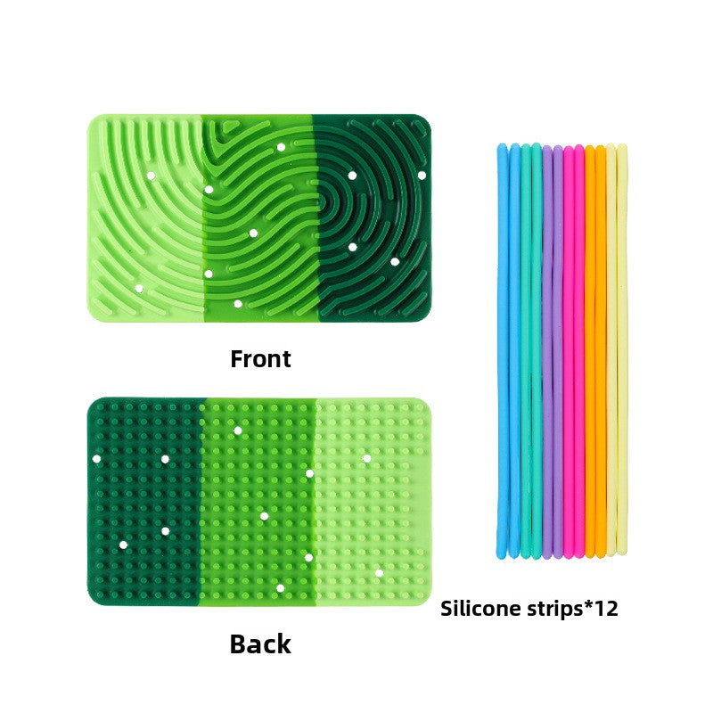 Silicone Sensory Busy Board | Montessori Travel Activity Toy