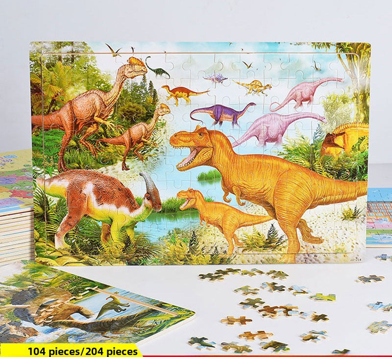 Wooden Jigsaw Puzzle 60 & 104 Pieces | Kids Picture Puzzle