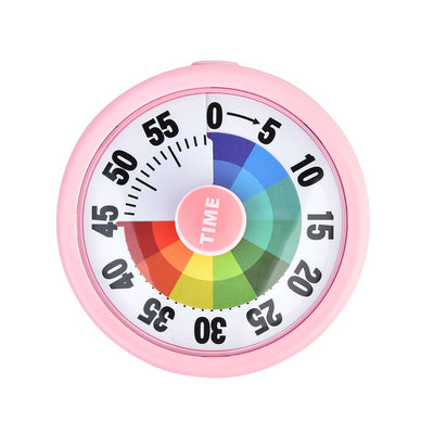 Regenbogen-Visualtimer für Kinder | Interaktive 60-Minuten-Countdown-Uhr für Fokus, Klassenzimmer & Zeitmanagement
