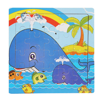 Puzzle en bois de formes 20 pièces | Premier puzzle pour tout-petits
