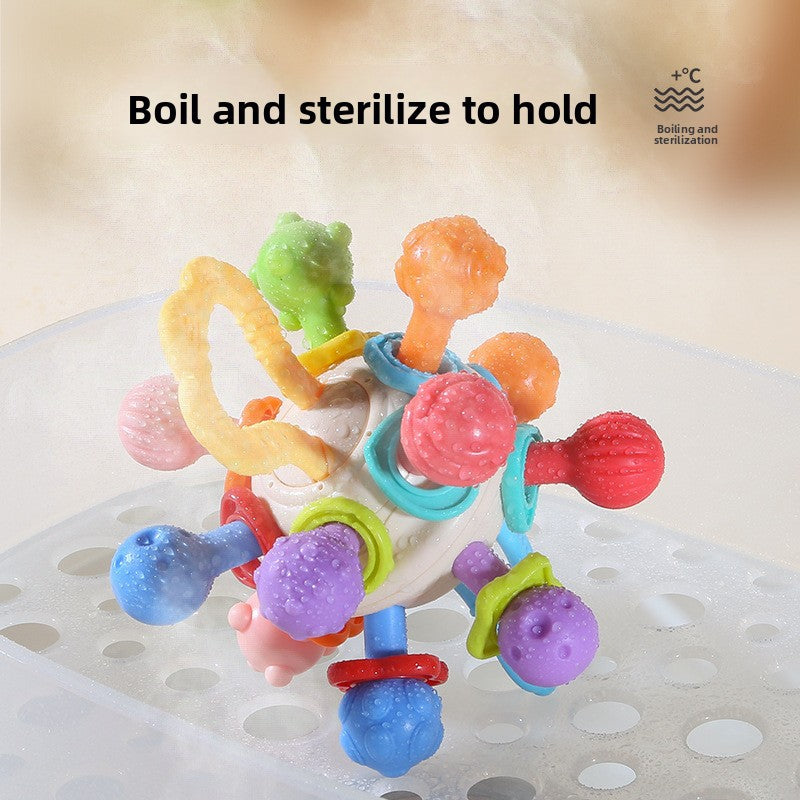 Sensory Grasping Ball | Easy-Grip Baby Rattle & Teething Toy