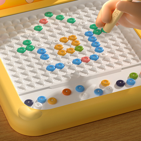 Magnetisch kleur- & patroonbord | Schermvrij leren & fijne motoriek speelgoed