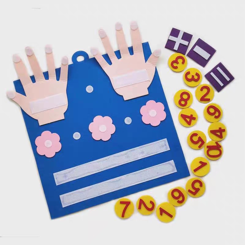 Felt Number Bonds Math Set | Montessori Addition & Subtraction Learning Toy
