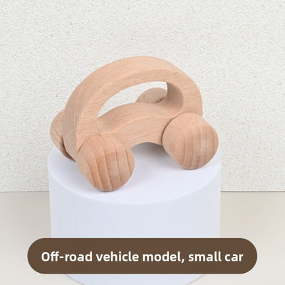Holzautos für Babys zum Greifen und Spielen