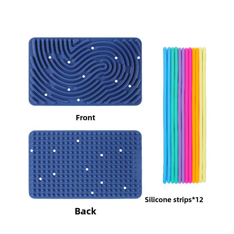 Silicone Sensory Busy Board | Montessori Travel Activity Toy