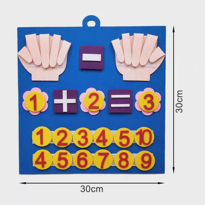 Felt Number Bonds Math Set | Montessori Addition & Subtraction Learning Toy