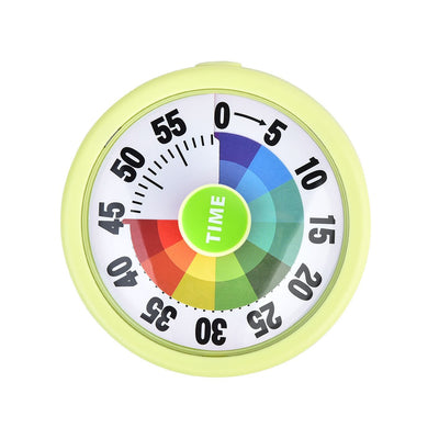 Rainbow Visual Timer – silent rotating dial mechanism
