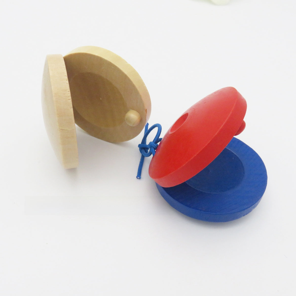 Rhythmus-Klapper | Montessori-Fingerkastagnette aus Holz für frühe Hör- & Motorikförderung