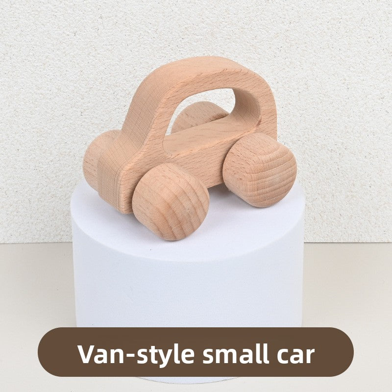 Coches de juguete de madera para bebés: agarre y juego