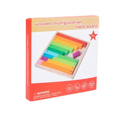 Montessori Wooden Math Blocks – full set with storage tray