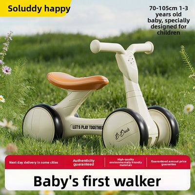 TinyRider Pierwszy rowerek biegowy | Ergonomiczny chodzik i jeździk trójkołowy dla dzieci w wieku 1–3 lat