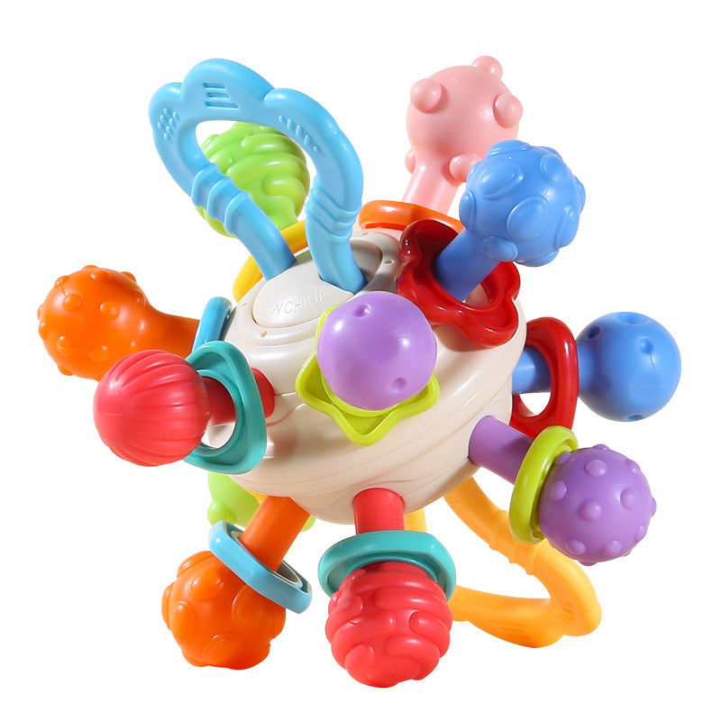 Sensory Grasping Ball | Easy-Grip Baby Rattle & Teething Toy